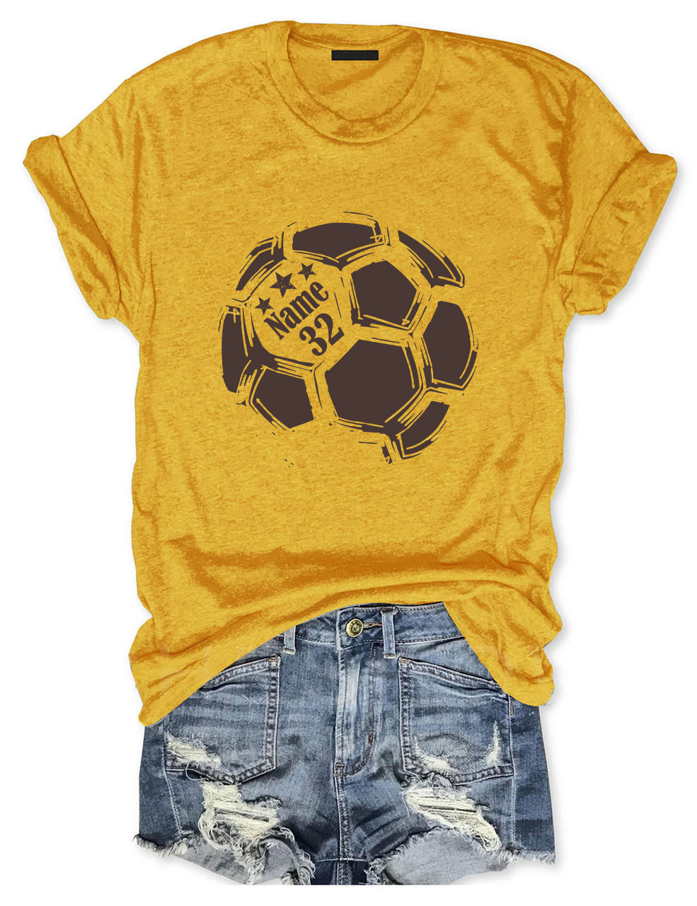 Custom  Soccer Ball Funny T-shirt