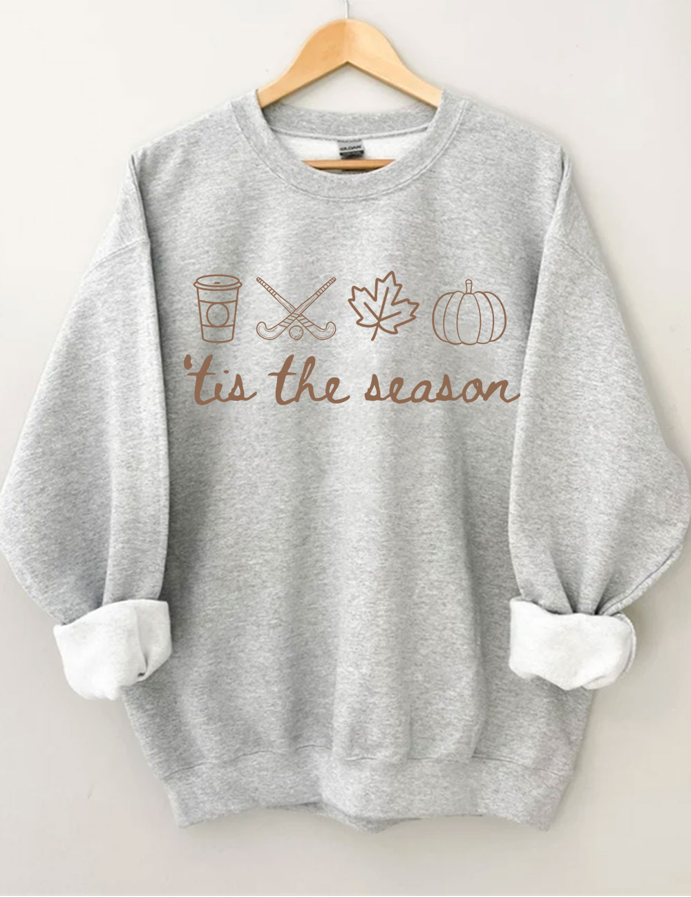 Tis The Season Funny Hockey Sweatshirt