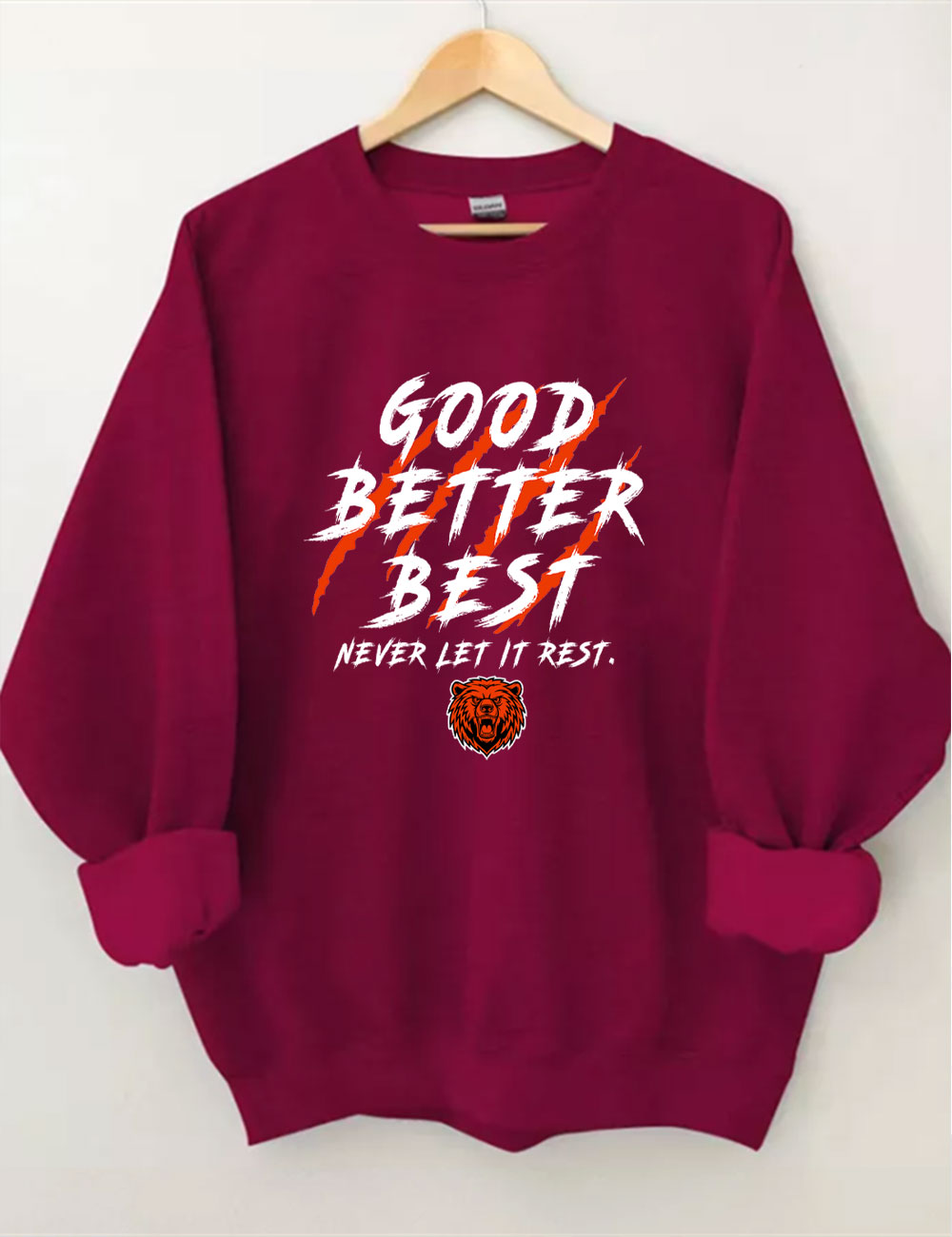 Chicago Football Good Better Best Funny Sweatshirt