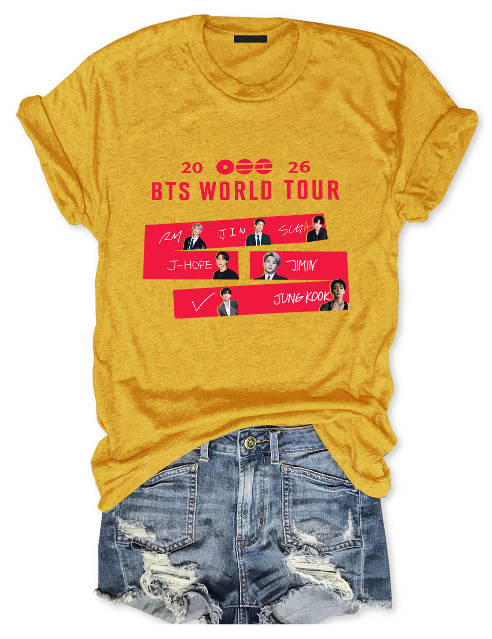 Boy Band BTS Kpop T-shirt
