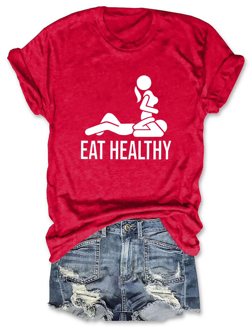 Eat Healthy Funny T-Shirt
