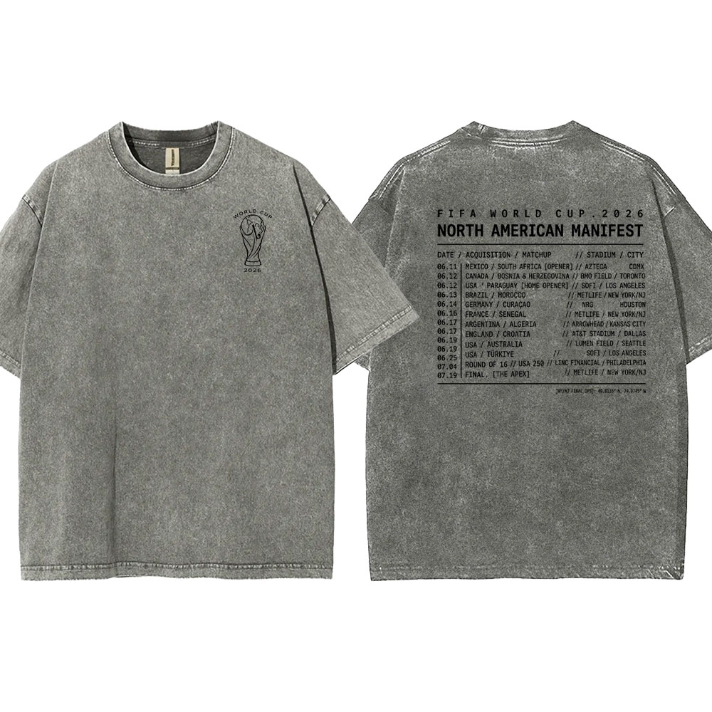 Minimalist World Cup 2026 T-shirt