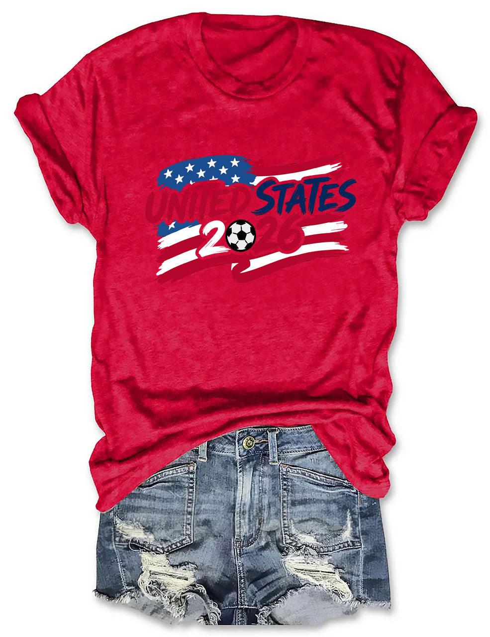 Custom 2026 Retro World Cup T-Shirt