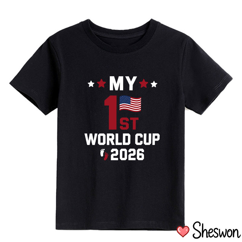 Custom First World Cup 2026 Kids T-Shirt