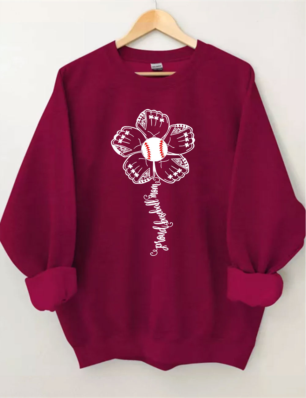 Proud Baseball Mom Sweatshirt