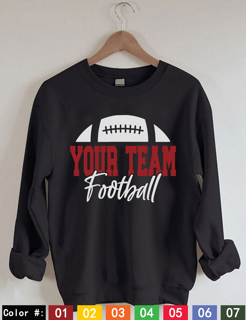Custom Football Sweatshirt