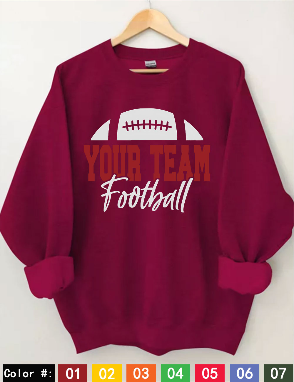 Custom Football Sweatshirt