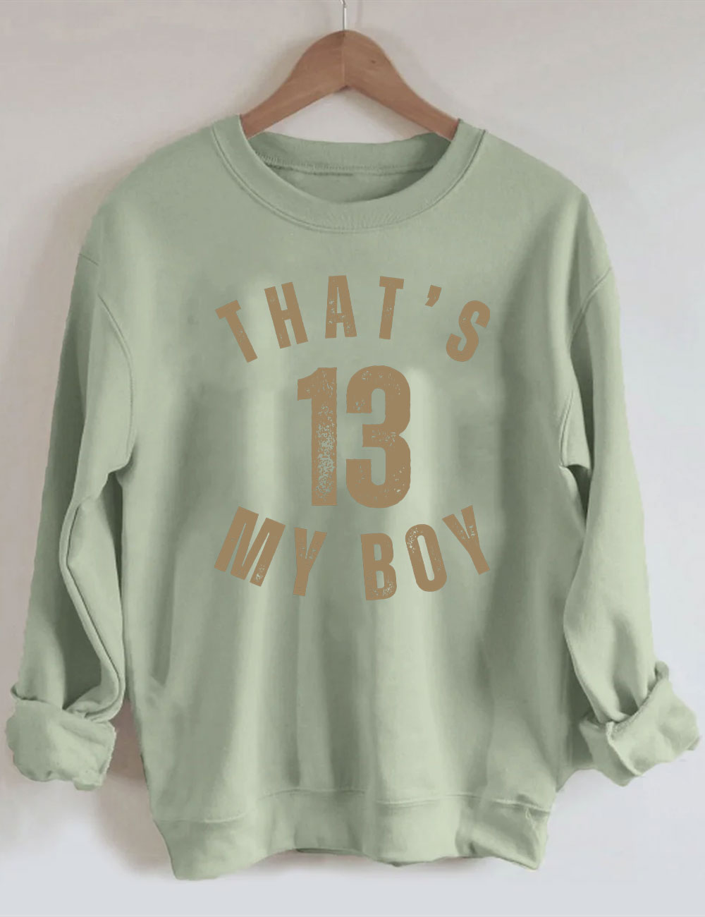 Custom That's My Boy Football Mom Sweatshirt
