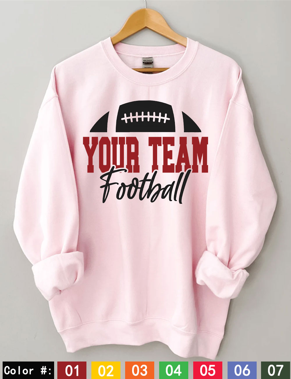 Custom Football Sweatshirt