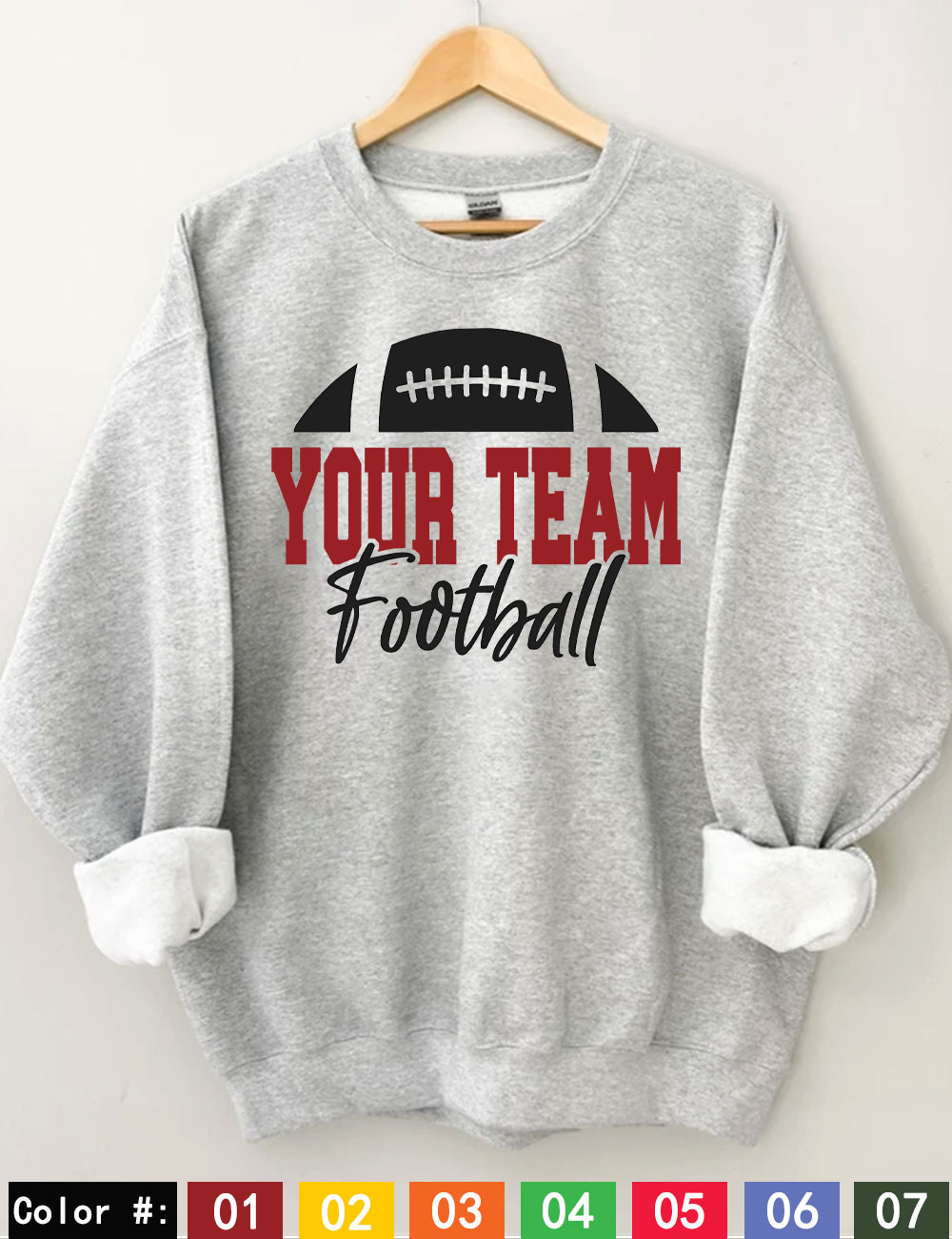 Custom Football Sweatshirt