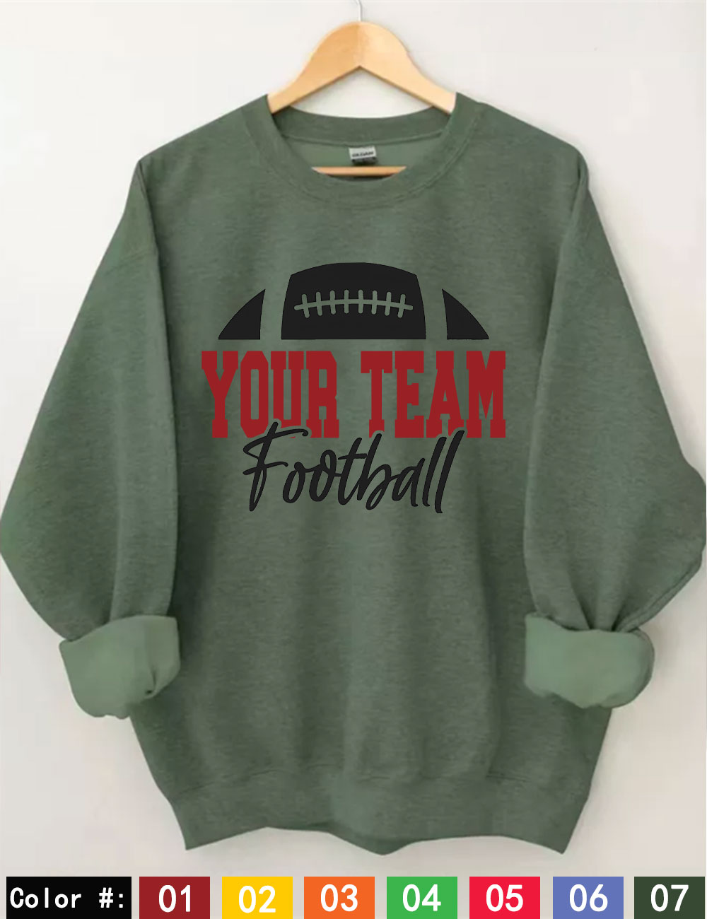 Custom Football Sweatshirt