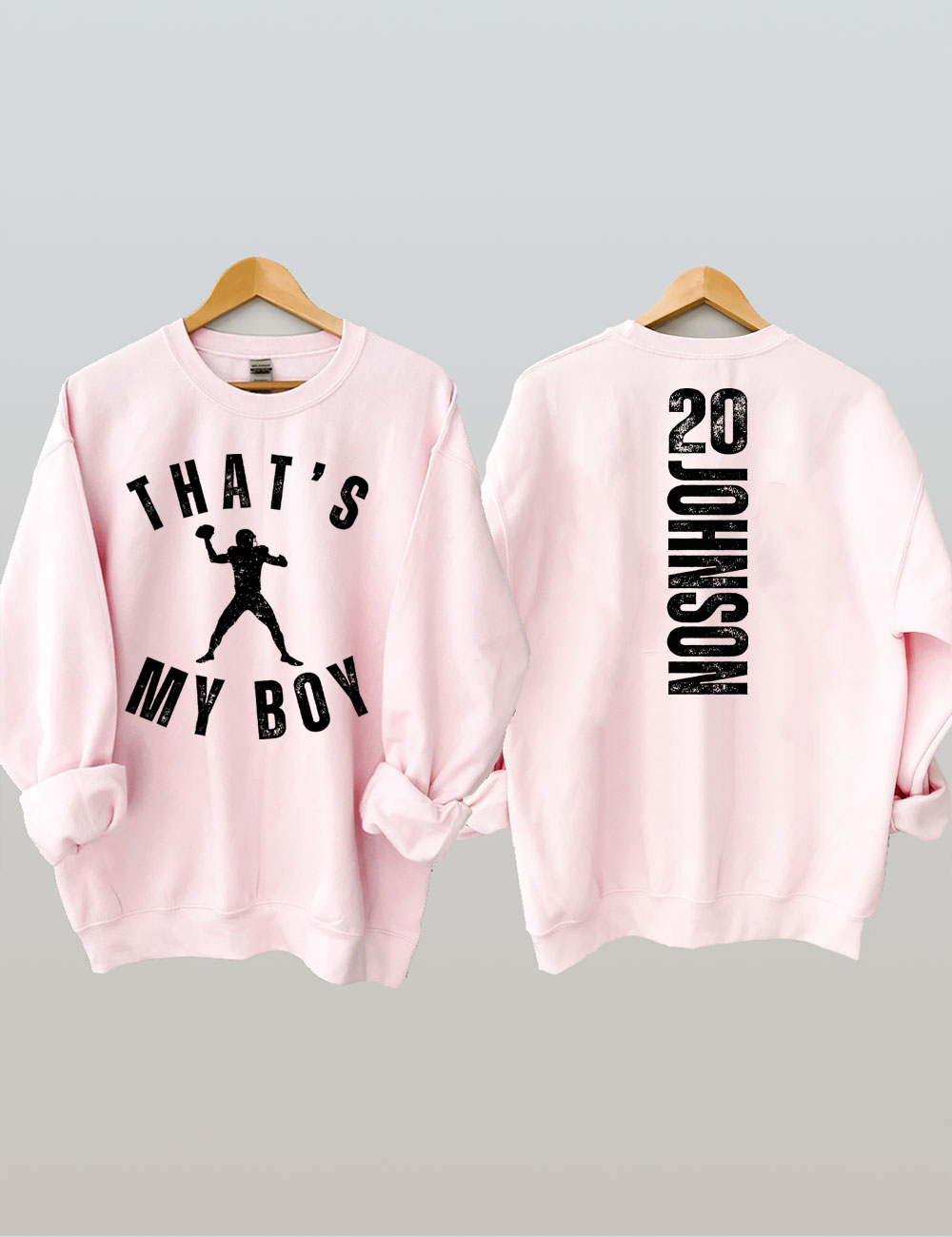 Custom That's My Boy Football Mom Sweatshirt