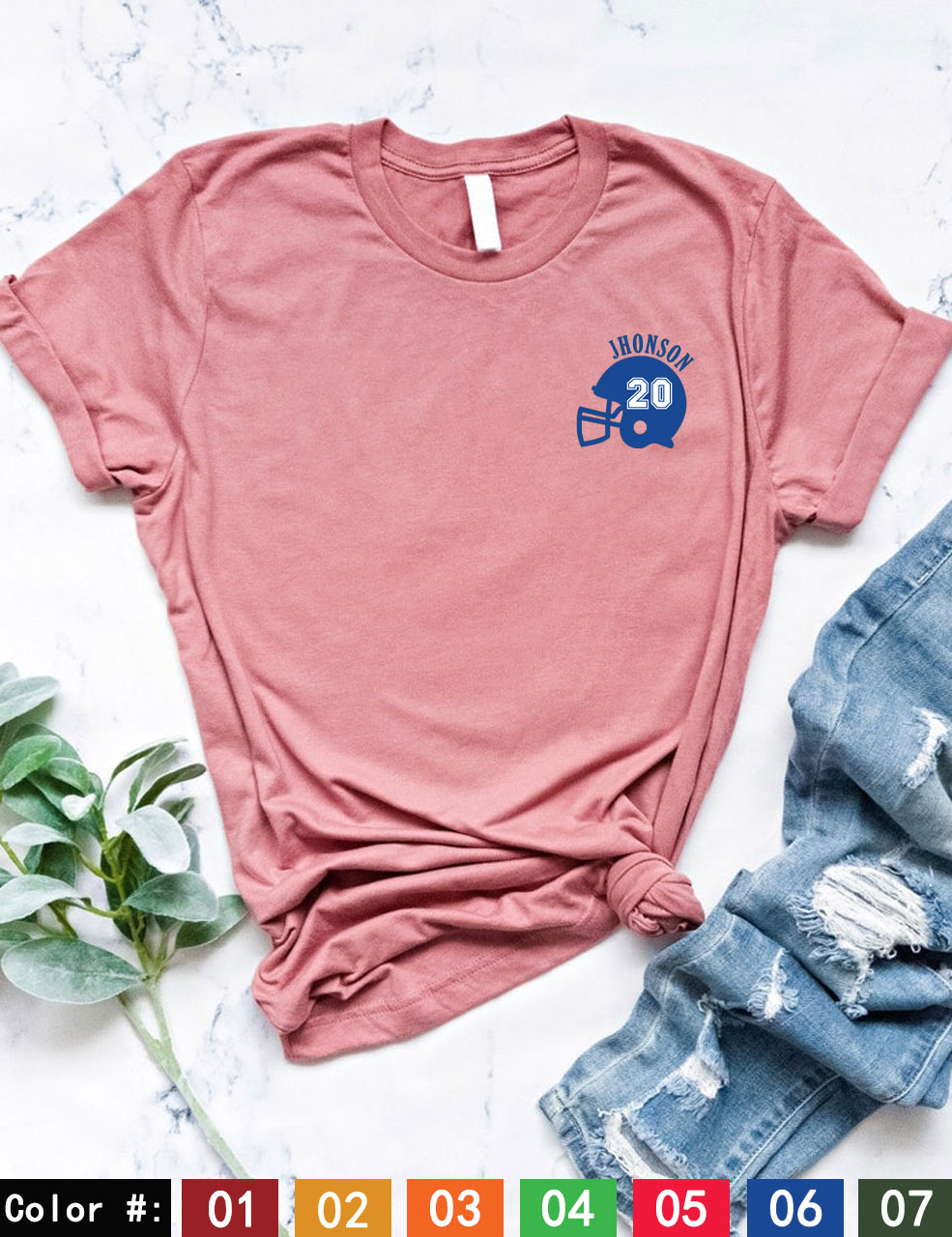 Custom Football T-shirt