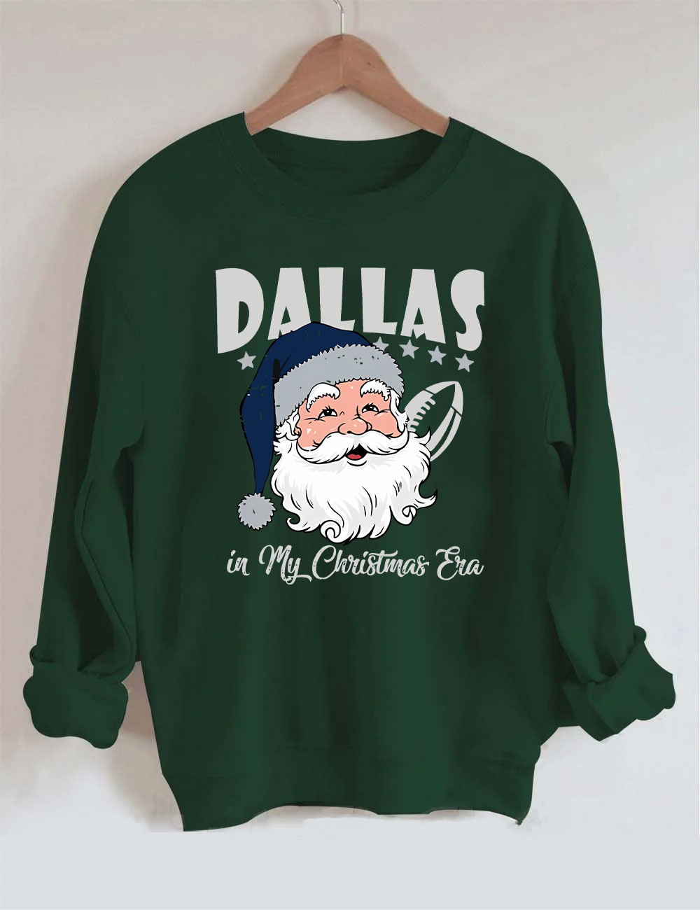 Vintage Dallas Football In My Christmas Era Sweatshirt