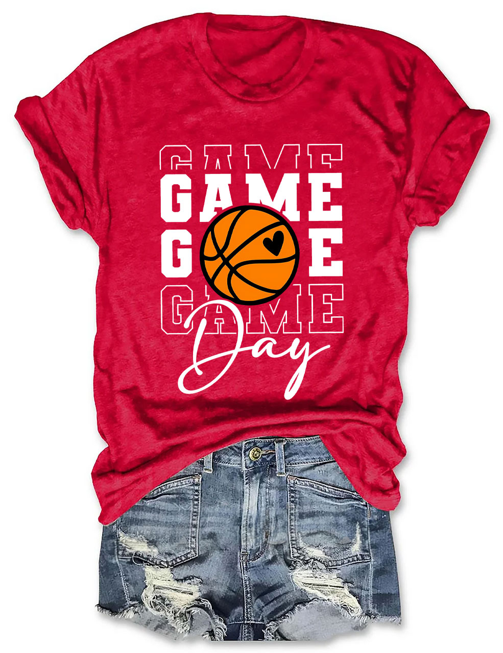 Custom Basketball Game Day T-shirt