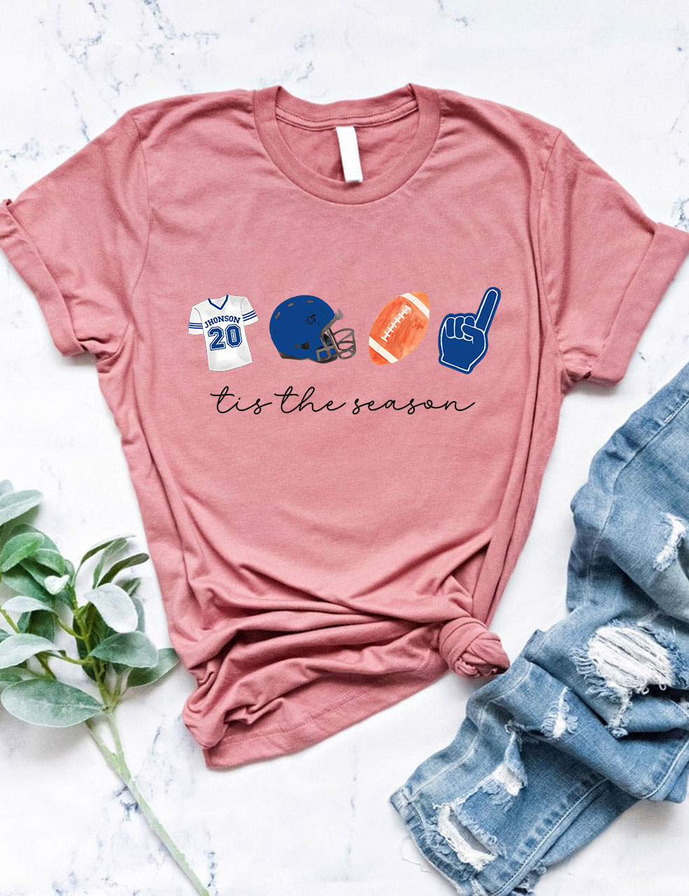 Custom Football Tis the Season T-shirt