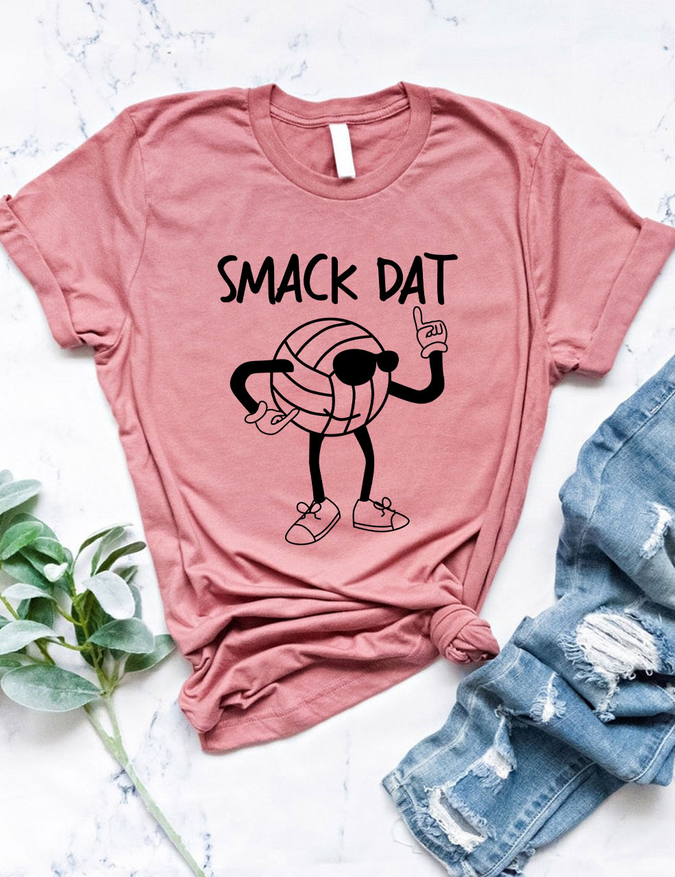 Smack Dat Volleyball Player T-shirt