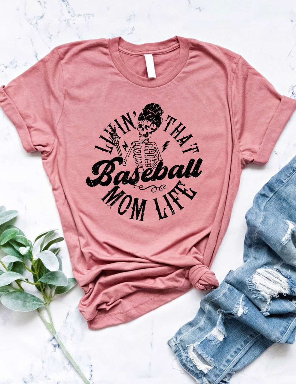 Livin' That Baseball Mom Life T-shirt