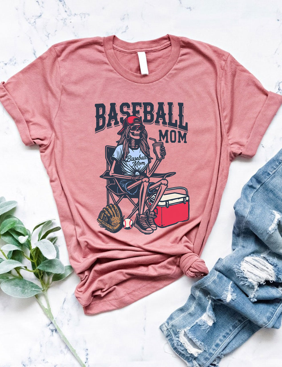 Funny Baseball Mom T-shirt