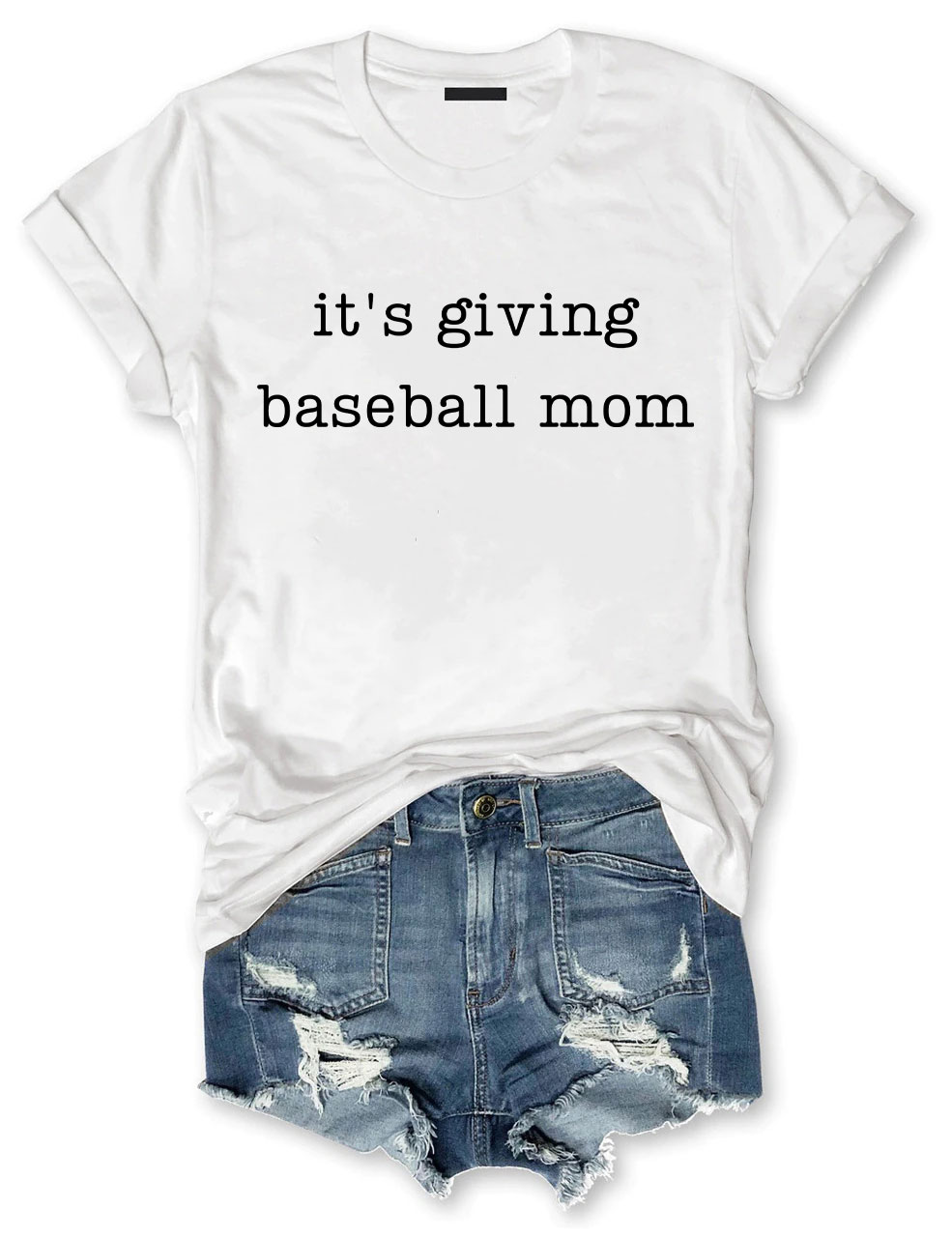 It's Giving Baseball Mom Funny T-Shirt