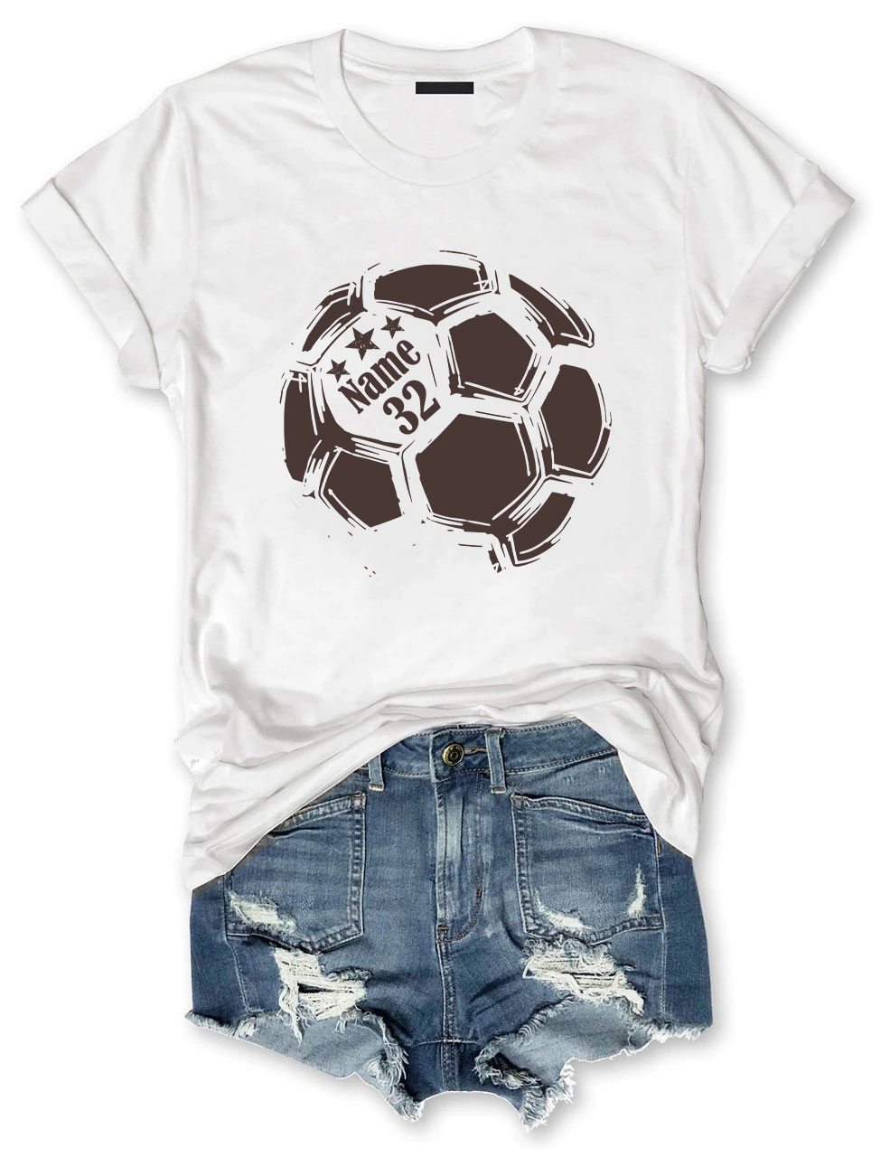 Custom  Soccer Ball Funny T-shirt