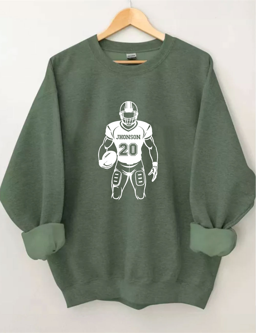 Custom Football Player Sweatshirt