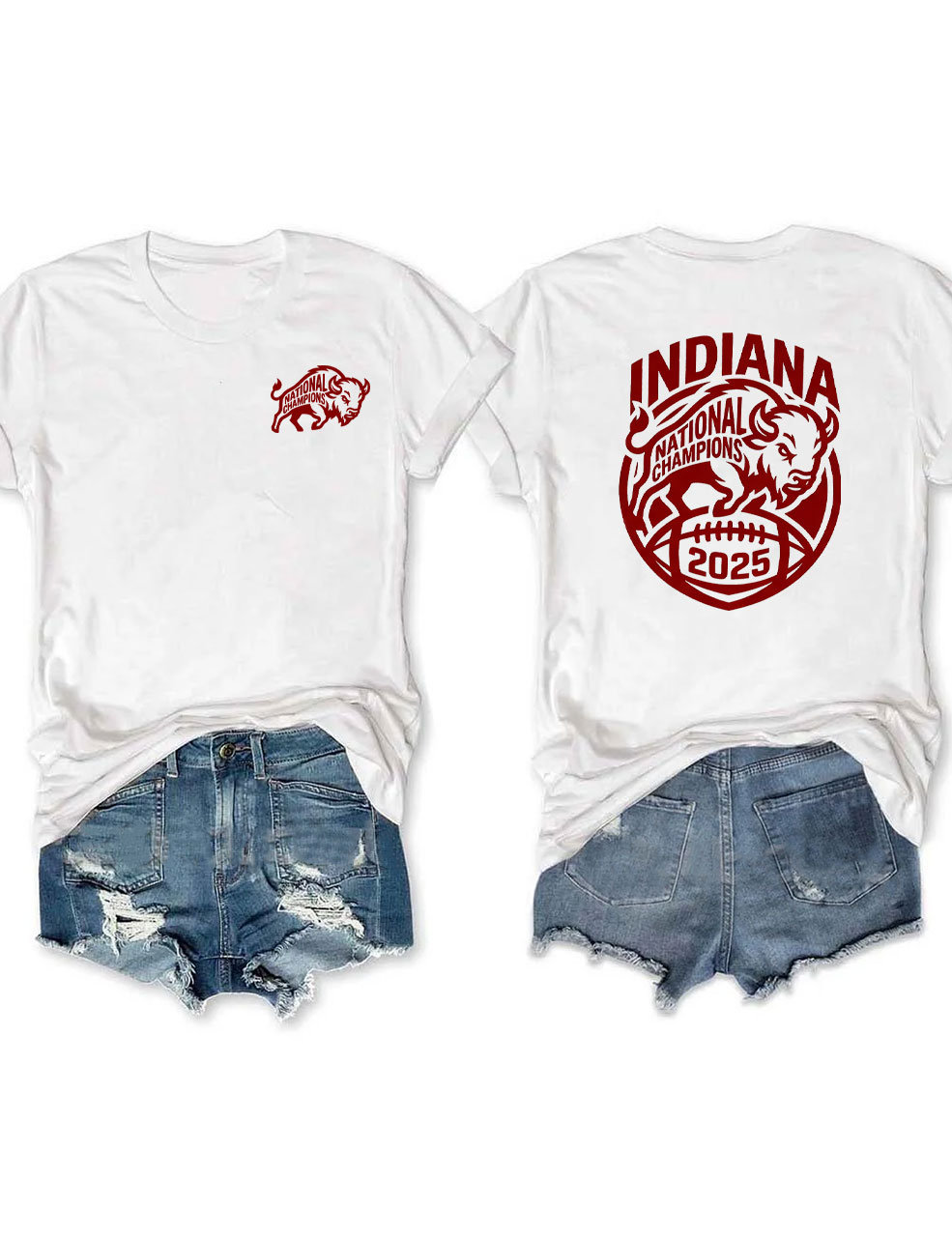 Indiana Football Champions 2025 Funny T-shirt