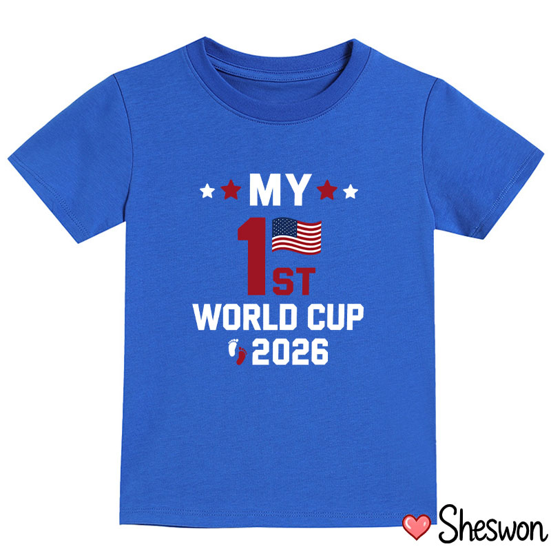 Custom First World Cup 2026 Kids T-Shirt