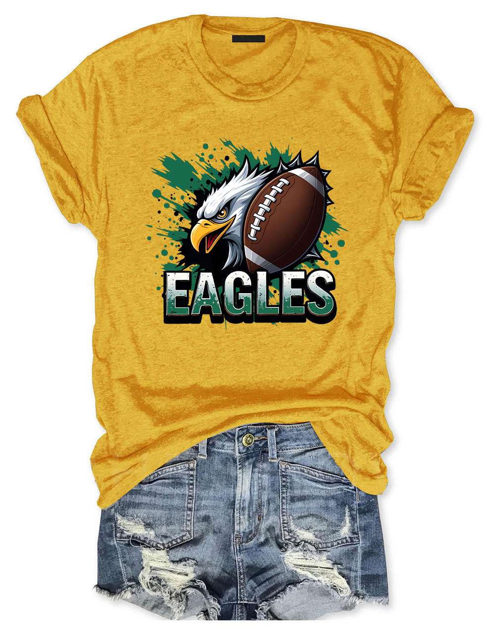 Eagles Game Day Football T-Shirt