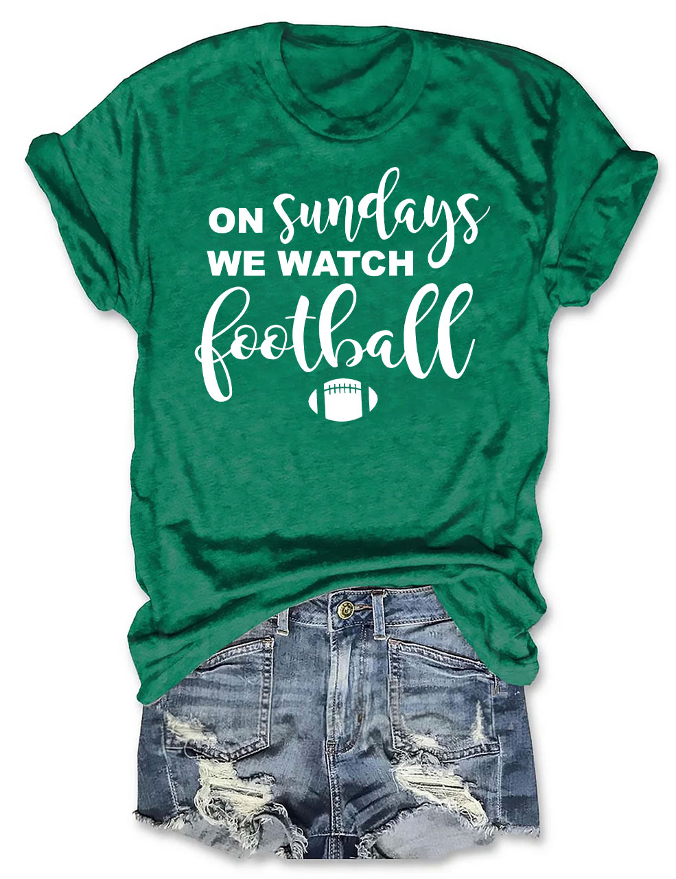 On Sundays We Watch Football T-Shirt