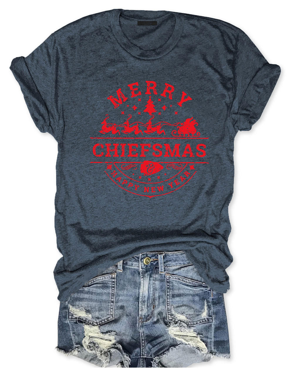 Merry Chiefsmas & Happy New Year Kansas City T-Shirt