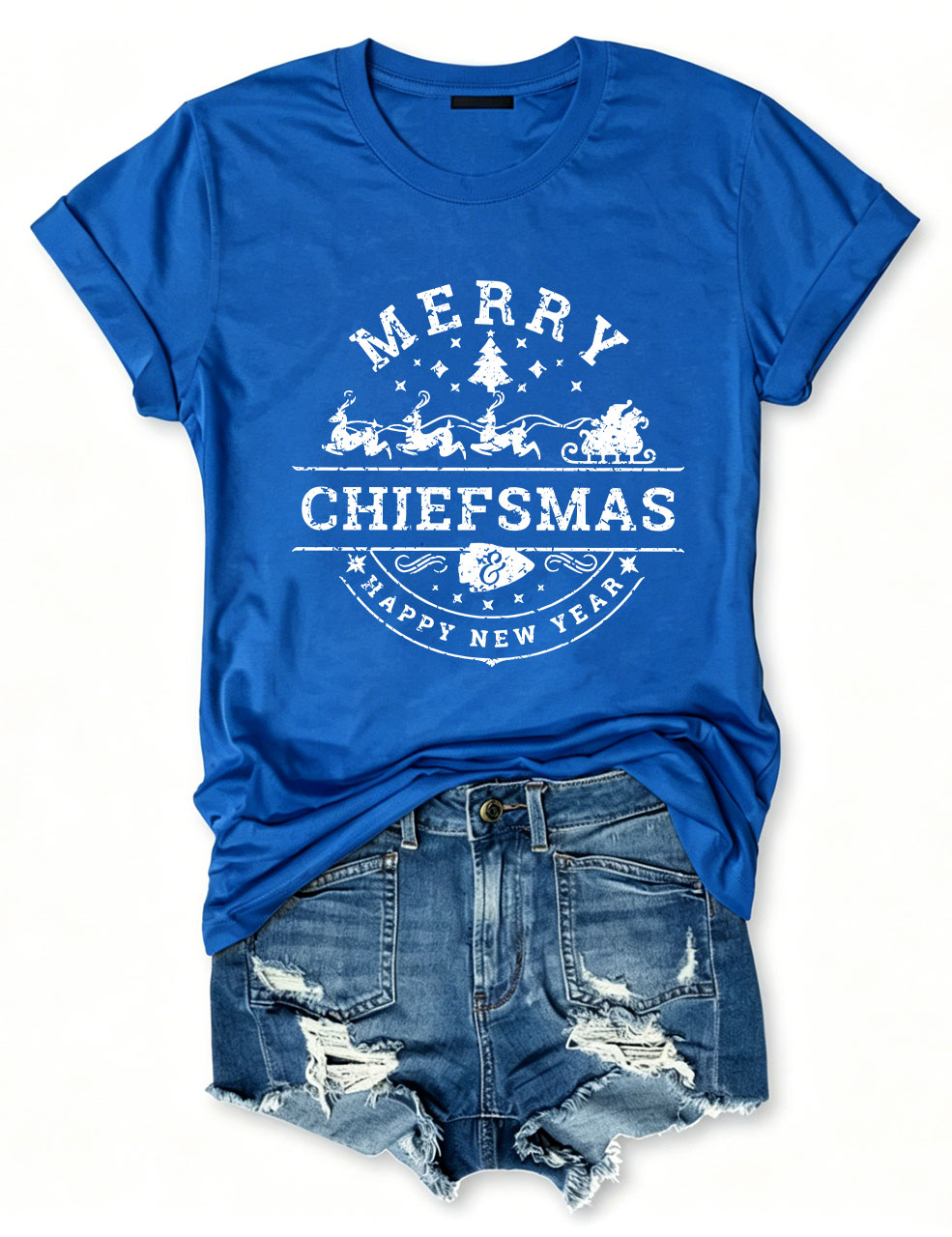 Merry Chiefsmas & Happy New Year Kansas City T-Shirt