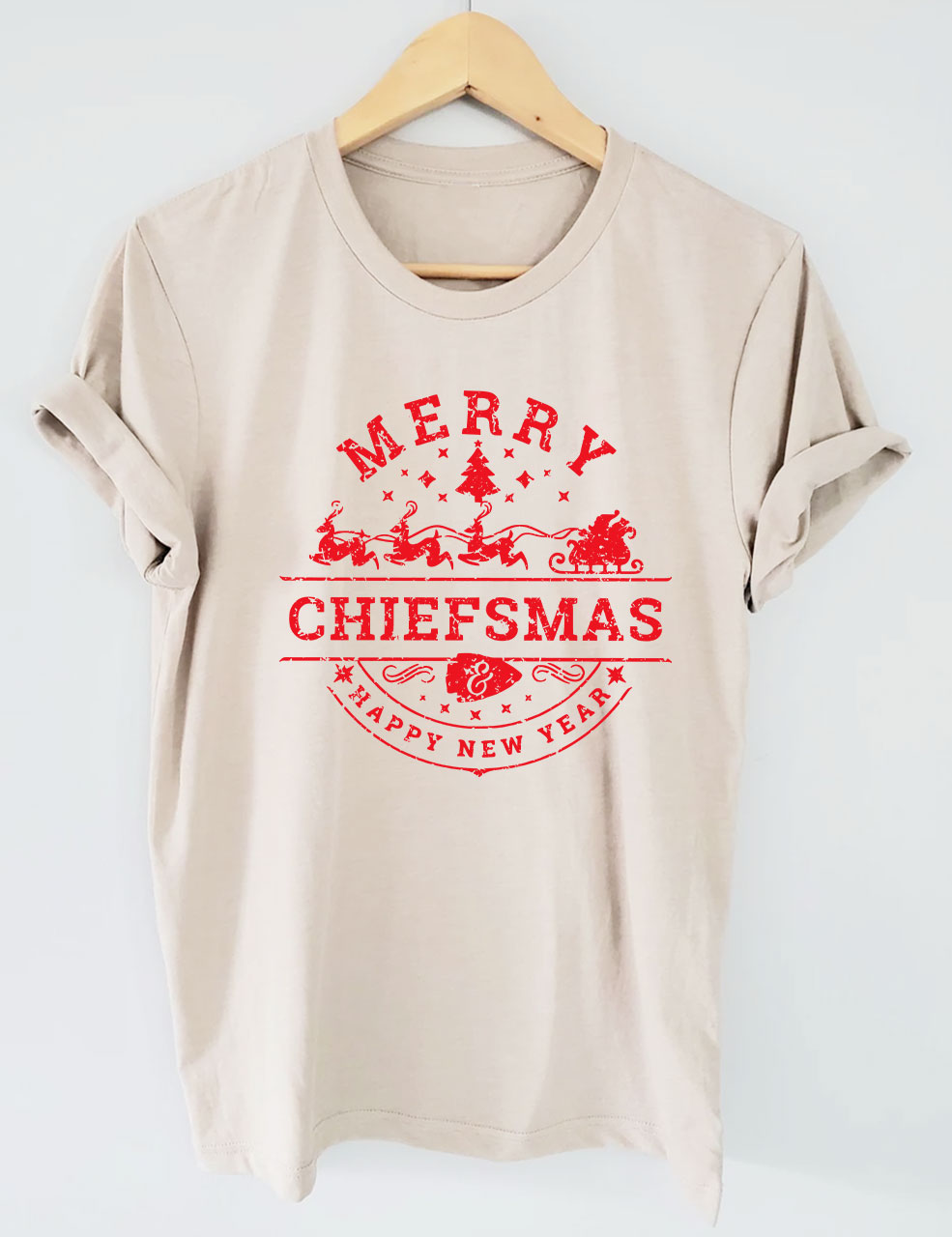 Merry Chiefsmas & Happy New Year Kansas City T-Shirt