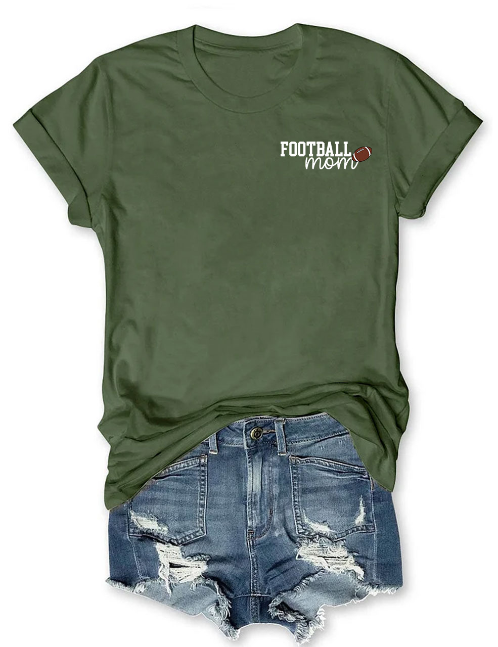 Football Mom Custom T-shirt