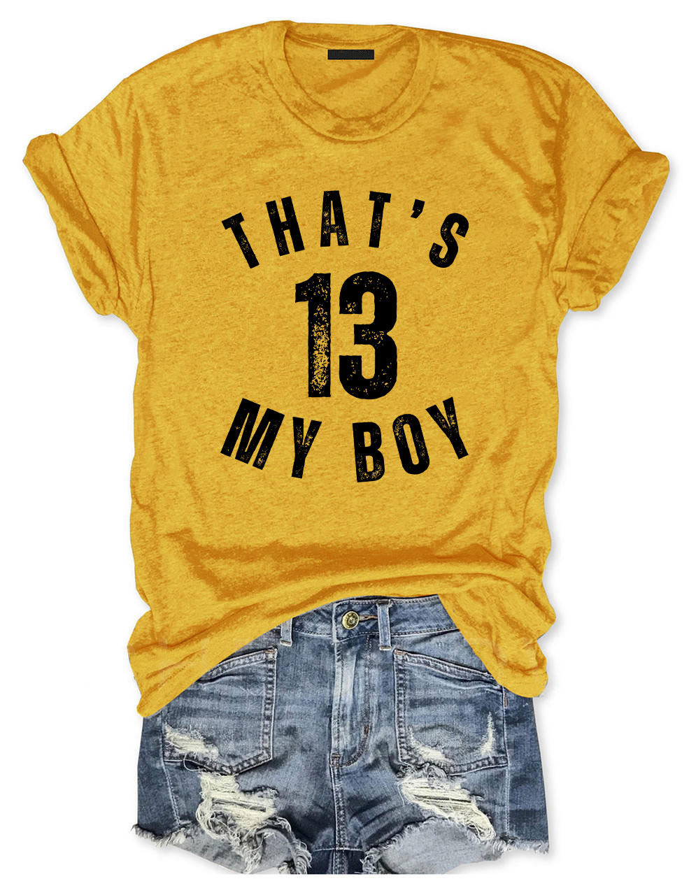 Custom That's My Boy Football Mom T-shirt