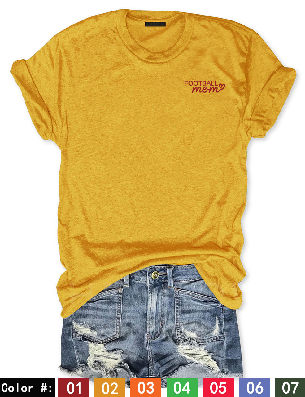 Custom Football Mom T-shirt