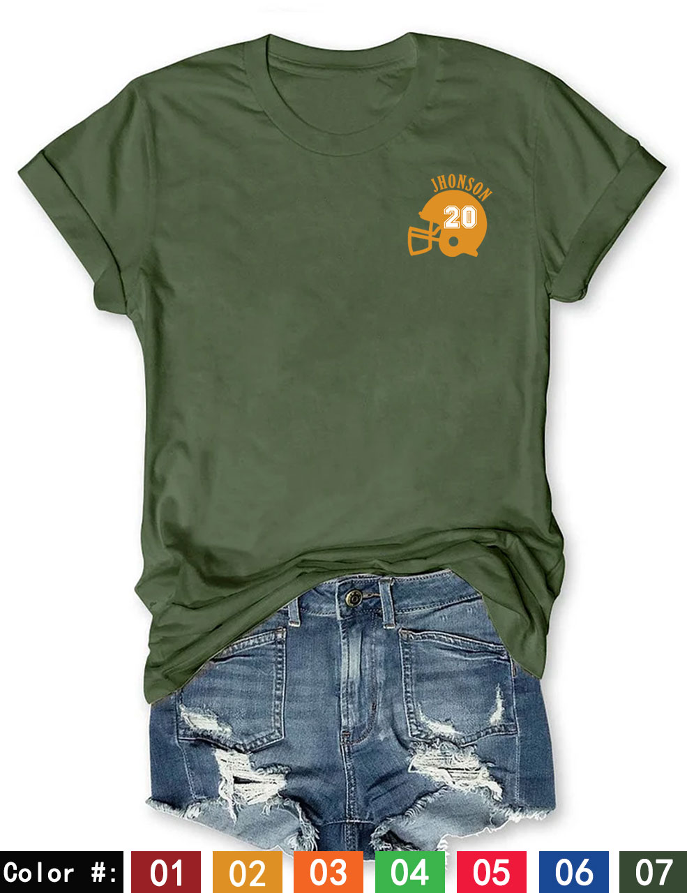 Custom Football T-shirt