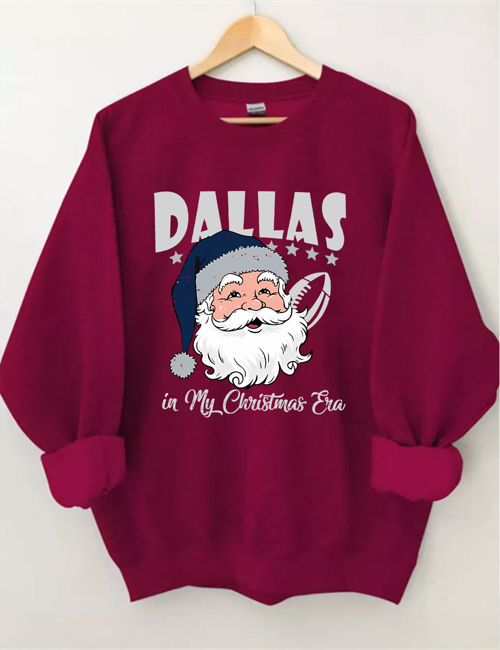 Vintage Dallas Football In My Christmas Era Sweatshirt