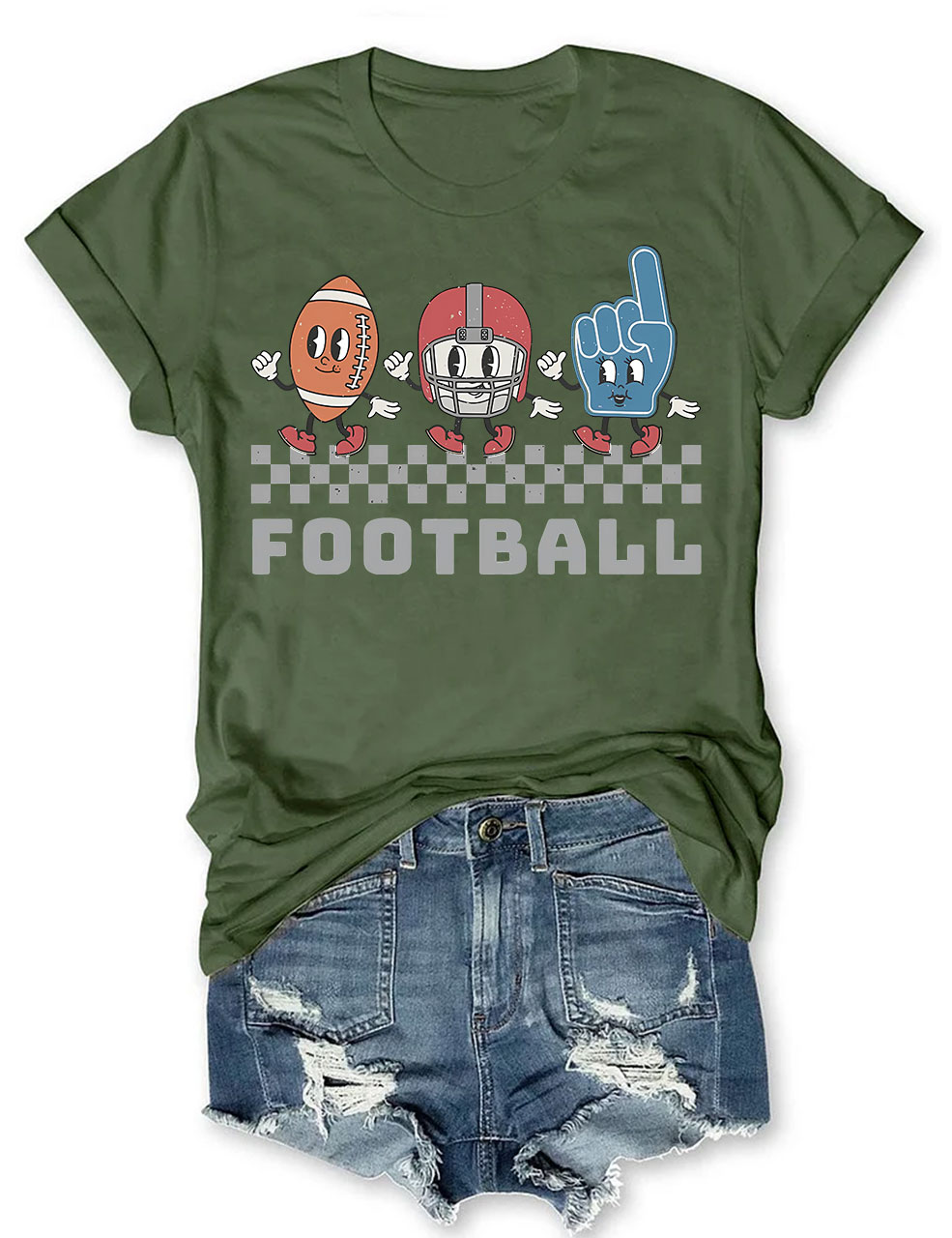 Retro Football Game Day T-Shirt