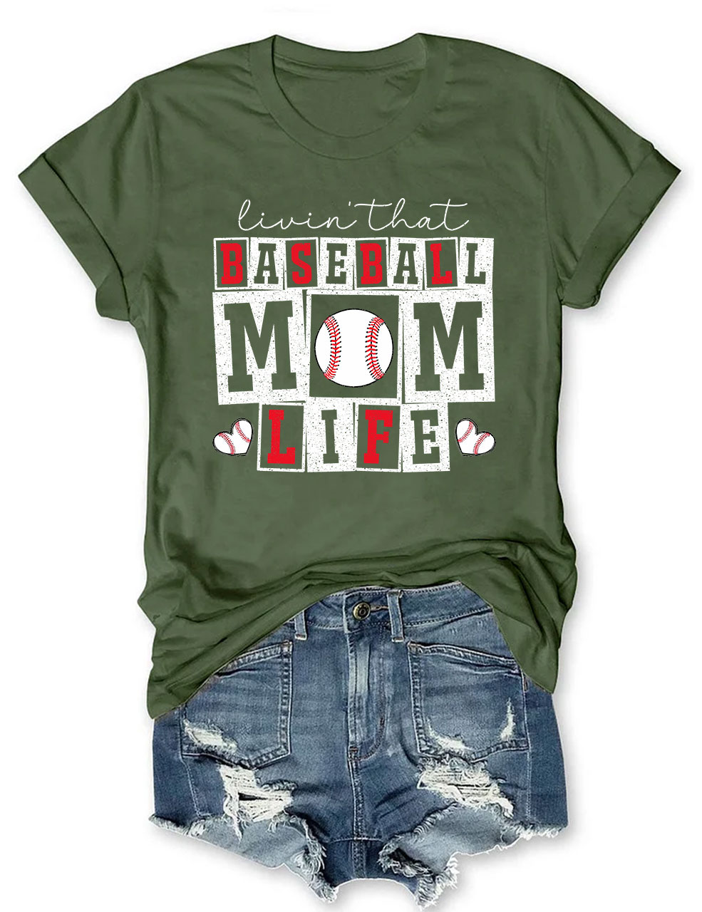Baseball Mom Life T-shirt