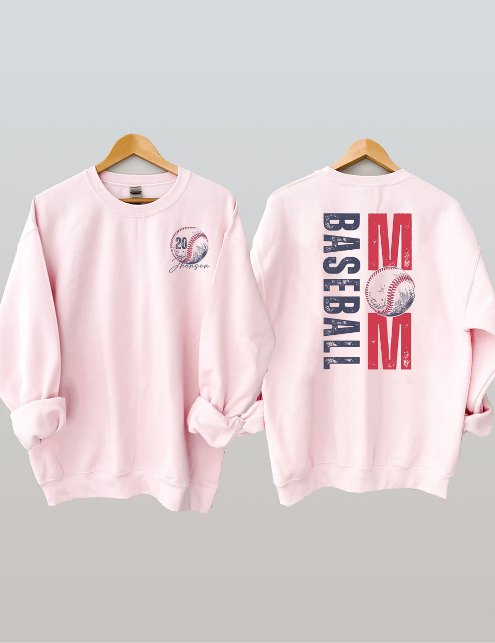 Custom Baseball Mom Sweatshirt