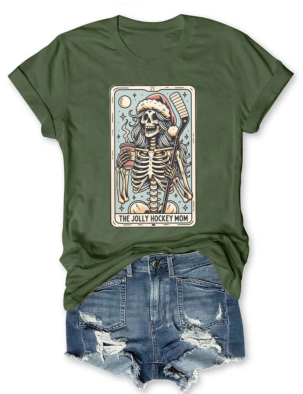 THE JOLLY HOCKEY MOM T-shirt