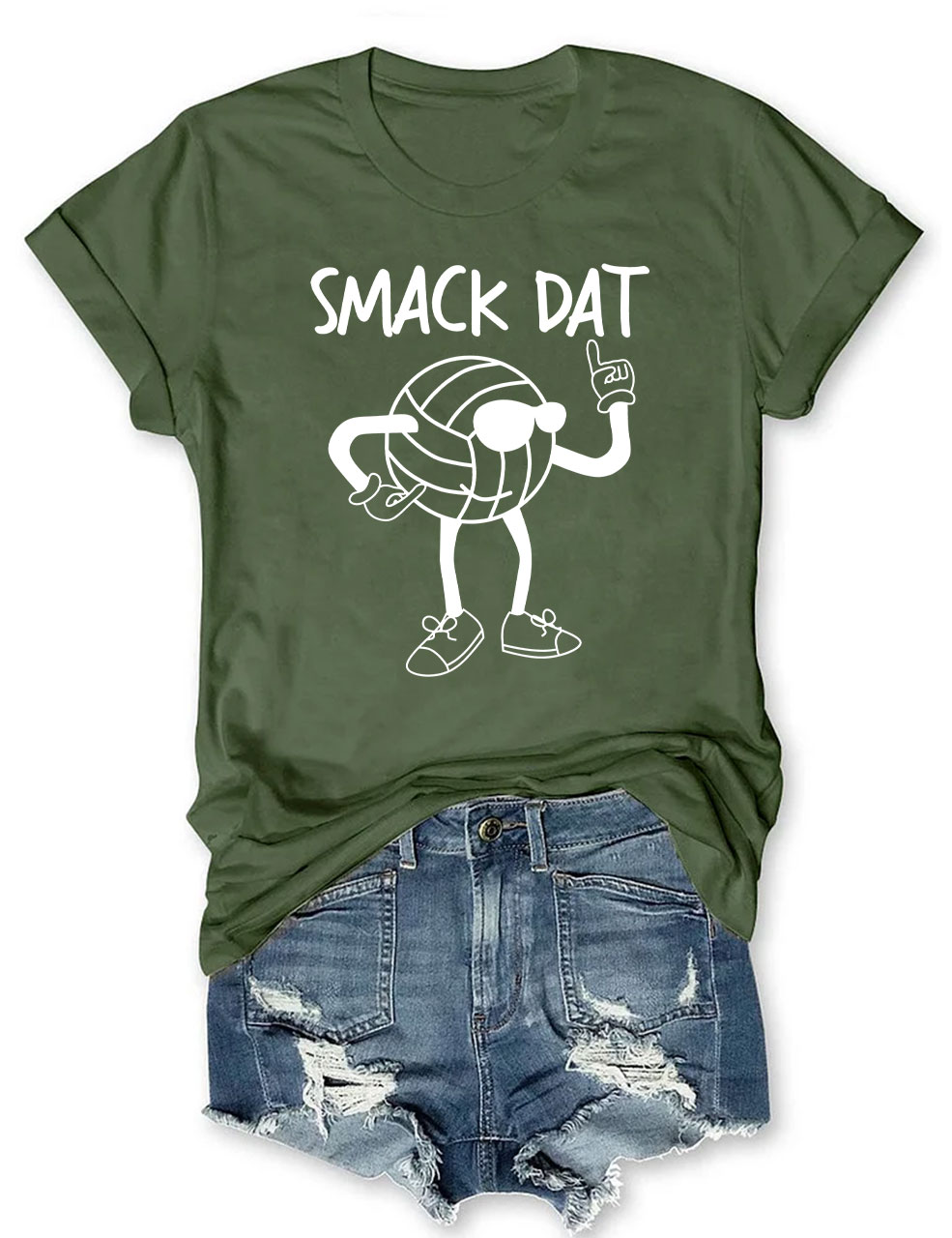 Smack Dat Volleyball Player T-shirt