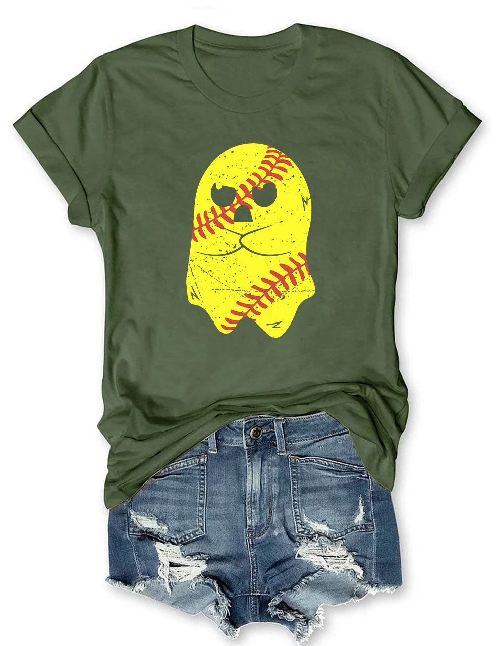 Softball Ghost T-Shirt