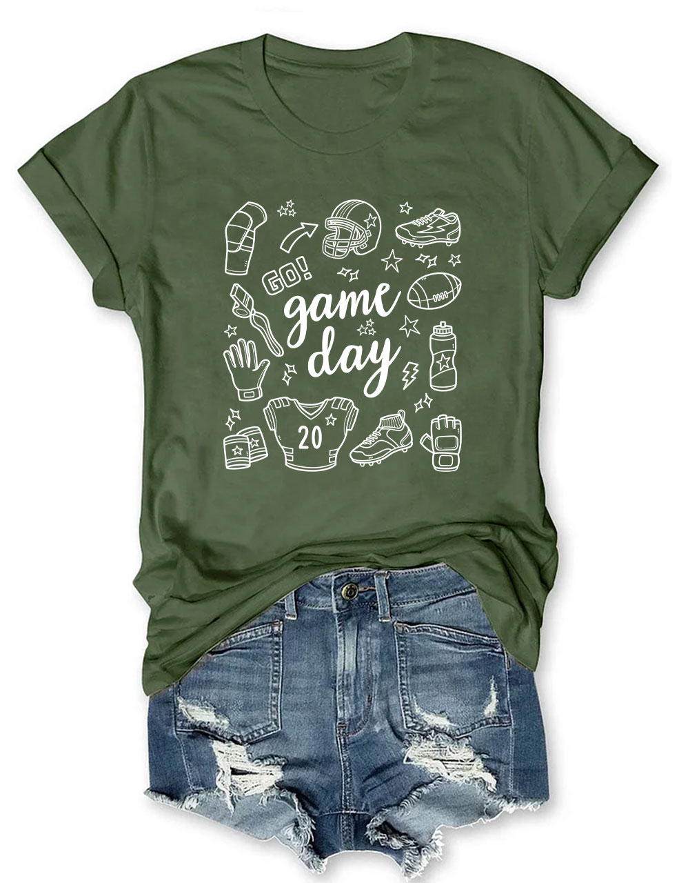 Game Day Custom Football T-shirt