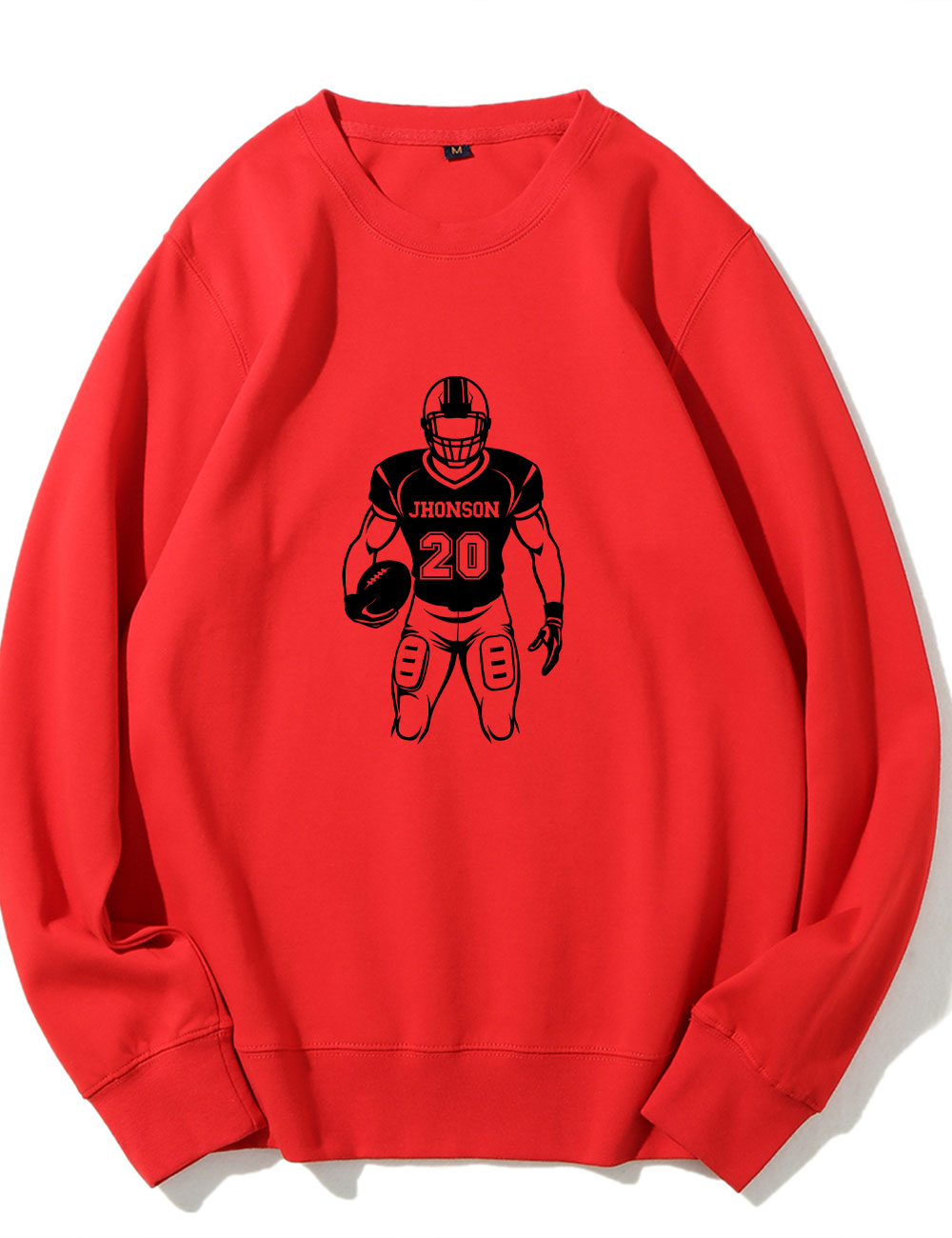 Custom Football Player Sweatshirt