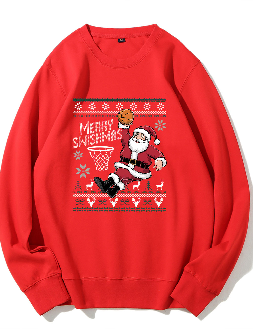 Ugly Xmas Basketball Sweatshirt