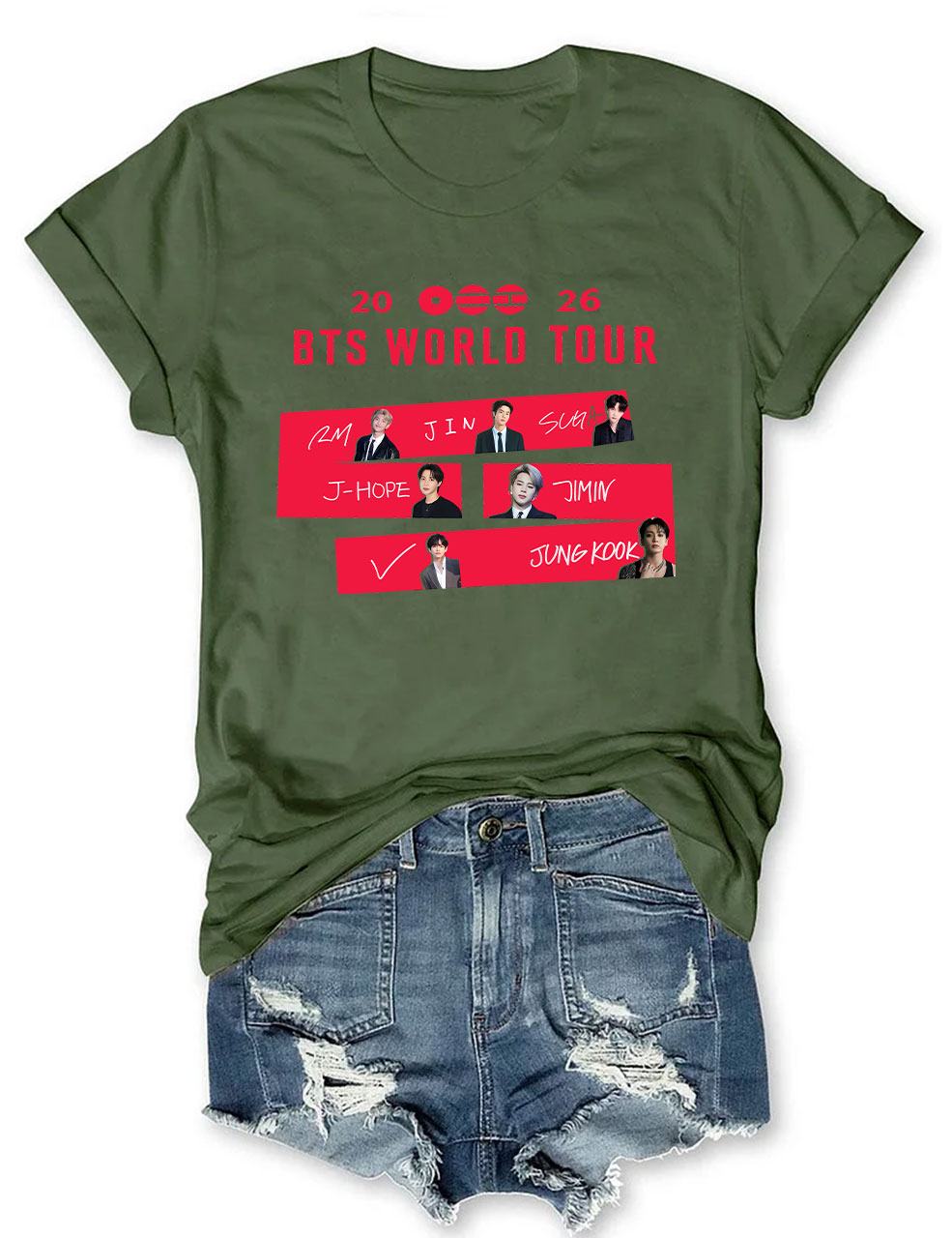 Boy Band BTS Kpop T-shirt