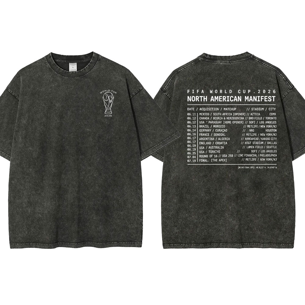 Minimalist World Cup 2026 T-shirt