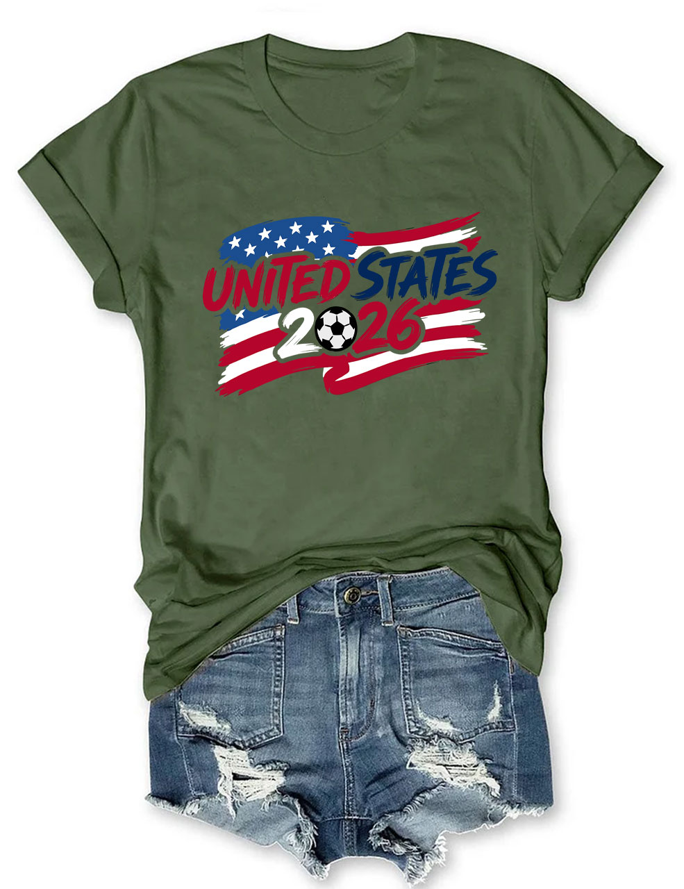 Custom 2026 Retro World Cup T-Shirt